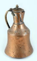 Réz kancsó, 19. sz., m: 33 cm