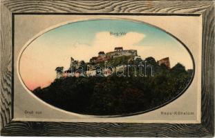 1911 Kőhalom, Reps, Rupea; Burg / vár. Hans Köhler kiadása / Cetatea / castle