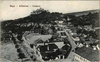 1917 Kőhalom, Reps, Rupea; Repser Burg / Cetatea Rupea / Kőhalmi vár / castle. Kasper &amp; Kellner + "K.k. 9. 92. Landsturmetappenkompagnie Zensuriert" (EK)