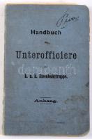 Handbuch für Unterofficiere der k. u. k. Eisenbahntruppe. Anhang. Wien, 1900, Selbstverlag des k. u....