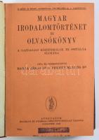 Barta János - Fekete Miklós: Magyar irodalomtörténet és olvasókönyv a gazdasági iskolák III-IV. osztálya számára. I-II. köt. [Egybekötve.] Bp., 1942-1943, Athenaeum, 331 p.; 290 p. Félvászon-kötésben.