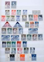 Hollandia tartalmas gyűjtemény a korai évektől 30 lapos A4-es berakóban, sorokkal, blokkokkal