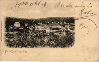 1900 Felsőderna, Derna (Bihar, Bihor); gyártelep. Sonnenfeld Adolf kiadása / factory (EB)