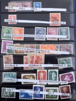 Magyar gyűjteményrész a Krajcárosoktól, portókkal, sorokkal, A/4-es berakólapokon, gyűrűs borítóval