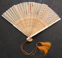 XX. sz. eleje: legyező csipke-papír-fa / Fan