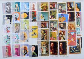 Képes és forgalmi bélyegek rendezetlenül, 32 lapos A/4-es berakóban