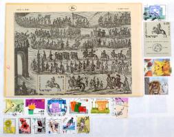 Kb 70.000 darabos tartalmas világgyűjtemény albumlapokon. Jó minőségű, szépen rendezett anyag régi h...