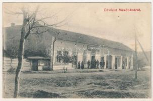 Mezőbánd, Bandorf, Band; Szekeres Tamás üzlete / street view, shop