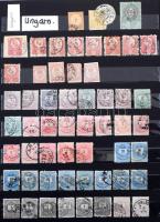 Magyar tétel a Réznyomattól kb. az 1950-es évek végéig, benne portók is, 12 lapos, A/4-es berakóban