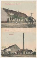 1912 Gátalja, Gáttája, Gataia; Takarékpénztár, m. kir. posta, gőzmalom / savings bank, post officem steam mill (fl)