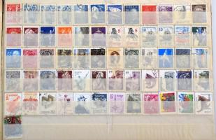Kb 9.500 db angol és svéd bélyeg tízesekben albumlapokon