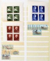 Kis régi tétel, benne Krajcárosok, Turulok, portók is, 10 lapos, A/4-es berakóban