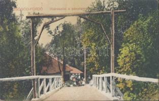 Zsögödfürdő bridge and spa pay desk (wet damage)