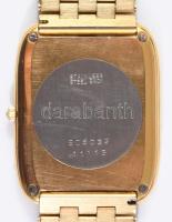 Frad Paris aranyozott tokos női karóra, kvarc, napkijelzéssel, aranyozott szíjjal, certifikáttal, 30...