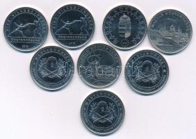 2004-2020. 50Ft Cu-Ni (8db ebből 5xklf) forgalmi emlékpénz, közte "1956-os forradalom", "A Magyar Köztársaság az Európai Unió tagja" T:AU