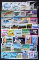 Repülő, hajó, vonat, autó, közlekedés, állat stb motívum bélyegek 2 db A4-es berakóban