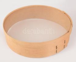 Fa keretes szita, jó állapotban, d: 25 cm