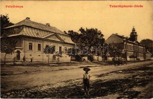 Felsőbánya, Baia Sprie; Takarékpénztár, Zárda. H. Riedl E. kiadása 2349. (W.L. ?) / savings bank, nunnery and boarding school for girls (EK)