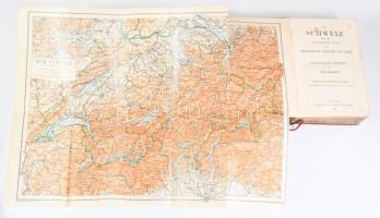 Baedeker: Svájc útikönyv. Die Schweiz nebst den angrenzenden Teilen von Oberitalien, Savoien und Tir...