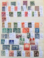 Német tétel, benne Deutsches Reich főleg bélyegzett és NSZK főleg postatiszta gyűjteményrészek 16 la...