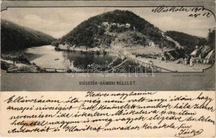 1904 Miskolc, Diósgyőr-Hámori részlet. Váncza Emma felvétele, Gedeon András kiadása. Art Nouveau (EK)