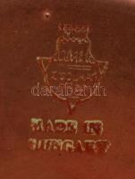 Zsolnay eozin mázas gyertyatartó, jelzett, hibátlan, 12x5 cm