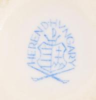 Herendi Viktória mintás váza, jelzett, hibátlan, m: 7 cm