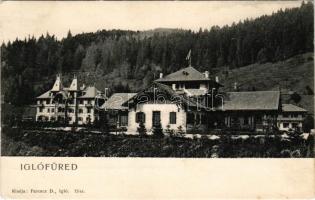 Iglófüred, Spisská Nová Ves Kupele, Novovesské Kúpele; fürdő. Ferencz D. kiadása / spa, bath (EK)