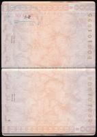 cca 2010 Magyar útlevél beragasztott amerikai vízummal