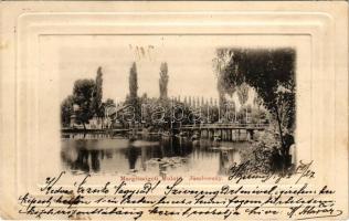 1902 Jászberény, Margitszigeti mulató. Brünauer Adolf kiadása (fl)