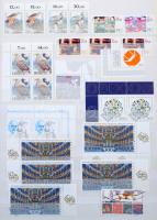 NSZK szép modern több példányos összeállítás, benne képes bélyegek sok összefüggésben, 8 lapos A4-es...