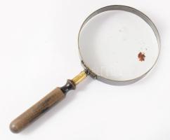 Antik nagyító, h: 23 cm