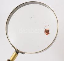 Antik nagyító, h: 23 cm