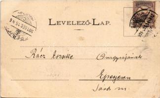 1901 Jászó, Jászóvár, Jasov; Premontrei prépostság. László Béla kiadása / abbey (EB)