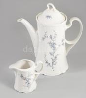 Seltmann Weiden porcelán kávés kanna + kiöntő. Matricás, jelzett, hibátlan 25 cm