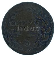 Svájc 1799. 1/2B / 5r billon T:F hajlott Switzerland 1799. 1/2 Batzen / 5 Rappen billon C:F bent Krause KM#A6