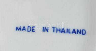 Kacsa formájú teás kanna. Kézzel festett, jelzett, hibátlan 21x11 cm