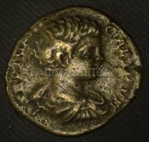 Római Birodalom 201 / Geta / Róma / Denarius Ag (2,74g) T:VF patina Roman Empire 201 / Geta / Rome / Denarius Ag "P SEPT G[ETA CAES PONT] / PR-INC IVVENT" Geta standing left in military attire, holding branch and inverted spear (2,74g) C:VF patina RIC IV 15a, Seaby RSC III 159a