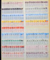 Külföldi tízes rendező, benne olasz, osztrák, svájci bélyegek, közel 4.000 bélyeg 12 lapos nagy berakóban