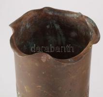 1916 I. világháborús lövegváza, osztrák-magyar 8 cm Feldkanone M. 5 (1905-ös mintájú 8 cm-es tábori ...