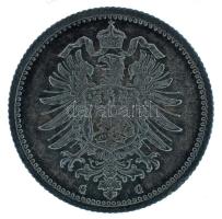 Német Birodalom 1876G 20pf Ag Karlsruhe T:XF patina
German Empire 1876G 20 Pfennig Ag Karlsruhe C:X...