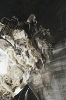 Olvashatatlan (Szász E?) jelzéssel: Férfi portré. Olaj, farost. Dekoratív fakeretben, 40×40 cm