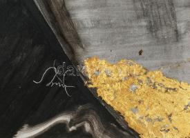 Olvashatatlan (Szász E?) jelzéssel: Férfi portré. Olaj, farost. Dekoratív fakeretben, 40×40 cm