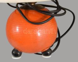 Komlós kerámia asztali lámpa búrával 33 cm Jelzett, hibátlan