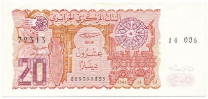 Algéria 1983. 20D "009399859" T:F szép papír Algeria 1983. 20 Dinars "009399859" C:F fine paper Krause P#133