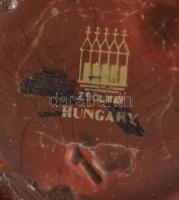 Zsolnay eozin mázas szüreti pohár. Jelzett, hibátlan, m: 16 cm