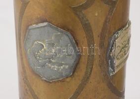 1915-1916 I. világháborús lövegváza, osztrák-magyar 8 cm Feldkanone M. 5 (1905-ös mintájú 8 cm-es tá...