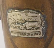 1915-1916 I. világháborús lövegváza, osztrák-magyar 8 cm Feldkanone M. 5 (1905-ös mintájú 8 cm-es tá...