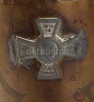 1915-1916 I. világháborús lövegváza, osztrák-magyar 8 cm Feldkanone M. 5 (1905-ös mintájú 8 cm-es tá...