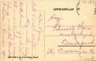 1917 Szeged, Kultúrpalota, piac. Traub B. és Társa kiadása (fa)